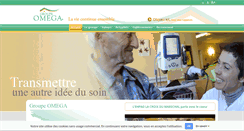 Desktop Screenshot of groupe-omega.com