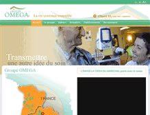 Tablet Screenshot of groupe-omega.com